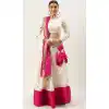 Beautiful White Color Pure Cotton Traditional Party Wear Lehenga Choli -2185136953
