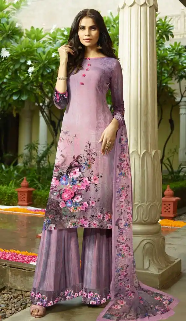 Lovely Multi Color Sorer Crepe Digital Printed Casual Party Wear Dresses -2187136962