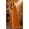 Mustard Color Chanderi Silk Classic Casual Office Wear Saree -2171136810