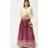 Magenta Color Pure Cotton Designer Party Wear Lehenga Choli -2193137029