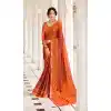 Exquisite Multi Color Brasso Printed Work Casual Party Wear Saree Blouse -2223137312