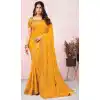 Yellow Color Heavy Silk Weaving Work Office Wear Saree Blouse -2225137326