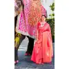 Redis Pink Color Pure Silk Jacquard Work Traditional Wear Saree -2234137410