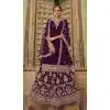 Purple Color Georgette Heavy Designer Festive Wear Lehenga Suit -2243137458