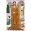 Mustered Color Pure Georgette Heavy Designer Festive Wear Gharara Suit -2246137478