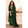Green Color Faux Georgette Embroidered Evening Wear Salwar Suit -2248137490
