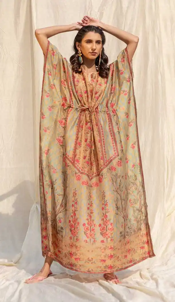 Stunning Multi Color Soft Silk Fancy Casual Wear Readymade Kaftan - 2448139207