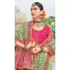 Pista Color Pure Satin Designer Traditional Party Wear Saree - 2478139468