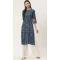 Lovely Blue Color Viscose Rayon Casual Wear Readymade Kurti - 2488139564