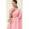 Blush Pink Color Poly Georgette Designer Party Wear Lehenga Choli - 2501139738