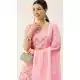 Blush Pink Color Poly Georgette Designer Party Wear Lehenga Choli - 2501139738