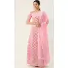 Blush Pink Color Poly Georgette Designer Party Wear Lehenga Choli - 2501139738