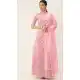 Blush Pink Color Poly Georgette Designer Party Wear Lehenga Choli - 2501139738