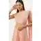 Baby Pink Color Net Casual Wedding Wear Lehenga Choli - 2504139769