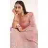 Baby Pink Color Heavy Butterfly Net Bridal Wedding Wear Lehenga Choli - 2617140743