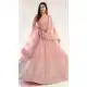 Baby Pink Color Heavy Butterfly Net Bridal Wedding Wear Lehenga Choli - 2617140743