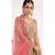 Gold Color Premium Heavy Butterfly Net Bridal Wedding Wear Lehenga Choli - 2617140754