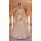 Divine Straw Color Organza Designer Bridal Wedding Wear Lehenga Choli -2695141277