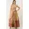 Golden  Color Jacquard Traditional Party Wear Plus Size Lehenga Choli - 2658141012