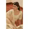 Beige Color Art Silk Designer Wedding Bridal Wear Lehenga Choli - 2722141446