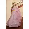 Dusty Pink Color Art Silk Designer Wedding Bridal Wear Lehenga Choli - 2722141447