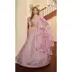 Dusty Pink Color Art Silk Designer Wedding Bridal Wear Lehenga Choli - 2722141447