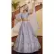Lavender Color Art Silk Designer Wedding Bridal Wear Lehenga Choli - 2722141448