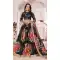 Black Color Georgette Designer Party Wear Plus Size Lehenga Choli - 2722141455