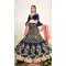 Engaging Blue Color Silk Georgette Designer Traditional Wear Lehenga Choli -2864142827