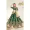 Green Color Satin Silk Designer Traditional Wear Lehenga Choli -2864142832