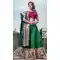 Dark Green Color Silk Designer Wedding Mehndi Wear Lehenga Choli - 1333129149