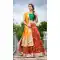 Dark Red Color Silk Designer Wedding Mehndi Wear Lehenga Choli - 1333129151
