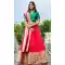 Deep Red Color Silk Designer Wedding Mehndi Wear Lehenga Choli - 1333129152