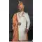 Appealing White Color Lakhnowi Silk Designer Men's Wedding Wear Sherwani - 2802142207
