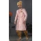 Stunning Pink Color Jacquard Art Silk Designer Men's Wedding Wear Sherwani - 2802142210