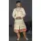 Wonderful Cream Color Lakhnowi Silk Designer Men's Wedding Wear Sherwani - 2802142216