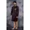 Wine Color Imported Silk Wedding Wear Mens Indo western - 2804142254