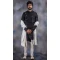 Black Color Imported Art Silk Wedding Wear Men's Indo western - 2804142261