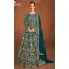 Sea Green Color Real Georgette Designer Wedding Wear Anarkali Suit - 2824142426