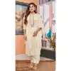 Cream Color Heavy Georgette Casual Party Wear Churidar Salwar Suit -2923143221