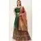Green Red Color Jacquard Silk Traditional Wear Girls Lehenga Choli -2505139781