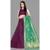 Fascinating Purple Color Jacquard Silk Traditional Wear Girls Lehenga Choli -2505139790