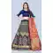 Enigmatic Navy Blue Color Jacquard Silk Traditional Wear Girls Lehenga Choli -2505139802