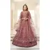 Rust Orange Color Silk Designer Wedding Wear Bridal Lehenga Choli -2941143315