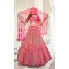 Deep Pink Color Silk Designer Wedding Wear Bridal Lehenga Choli -2941143316