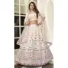 Sunsine White Color Silk Designer Wedding Wear Bridal Lehenga Choli -2941143317