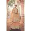 Orange Color Soft Net Embroidery Pakistani Style Palazzo Suit -2955143384