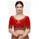 Adorable Red Color Velvet Designer Wedding Wear Women Lehenga Choli -2973143495