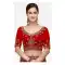 Beutiful Red Color Velvet Designer Wedding Wear Women Lehenga Choli -2973143498