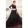 Black Color Soft Net Designer Wedding Mehendi Wear Lehenga Choli -2981143565